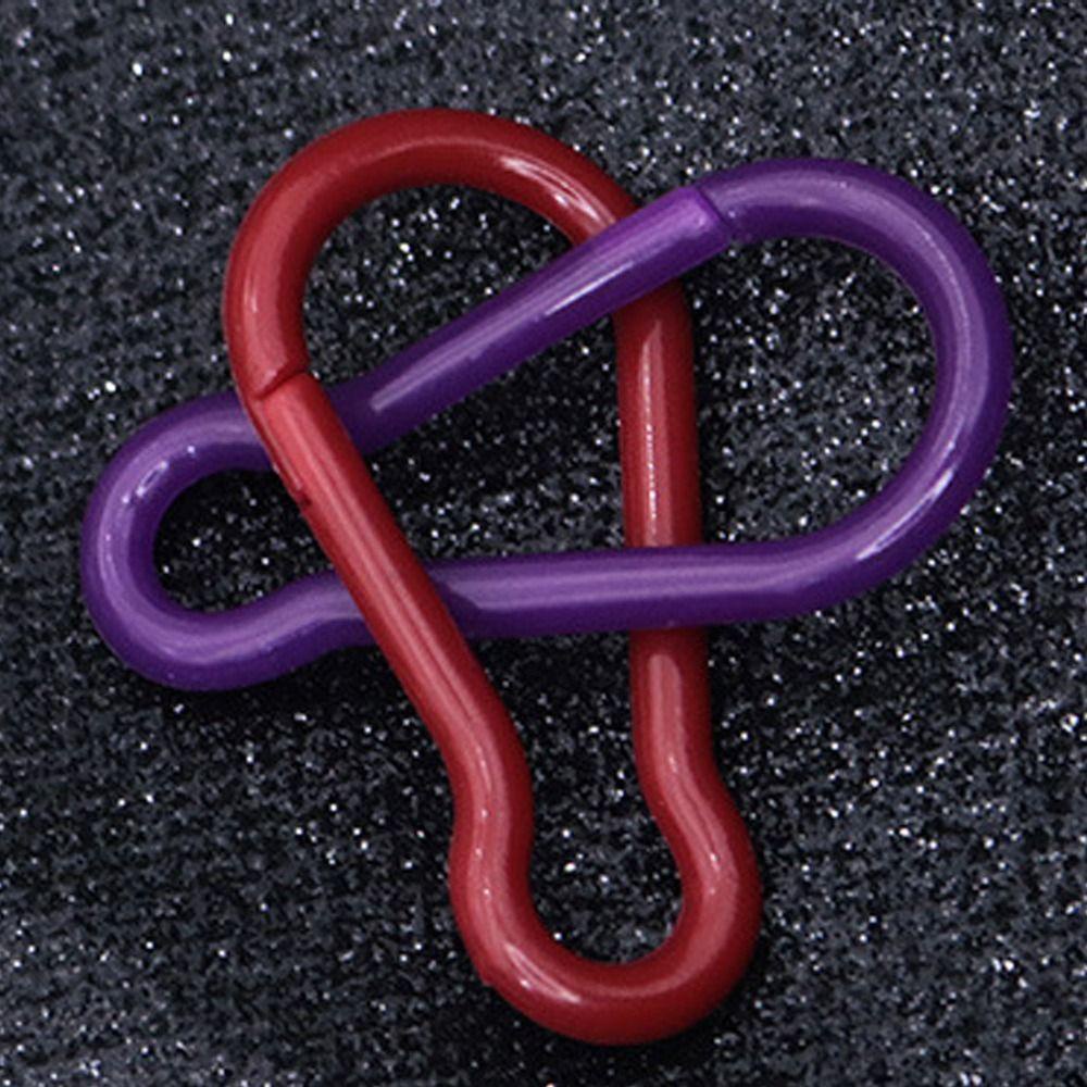 .Set 20 Móc Khóa Ba Lô Bằng Nhựa Nhiều Màu Sắc Dùng Khi Leo Núi / Chơi Thể Thao