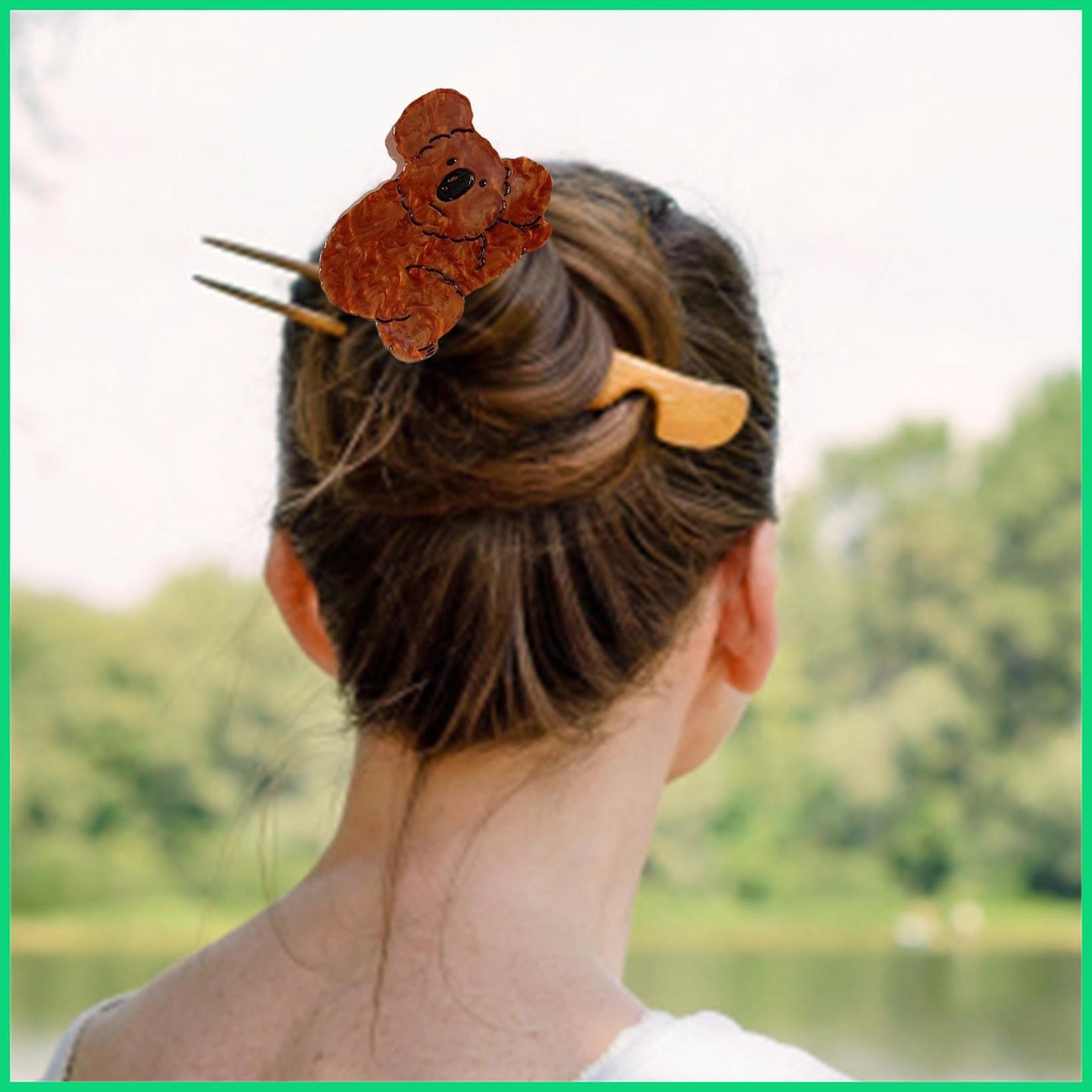 Kẹp Tóc Móng Vuốt Gấu Koala Mạnh Mẽ Thời Trang Cho Nữ