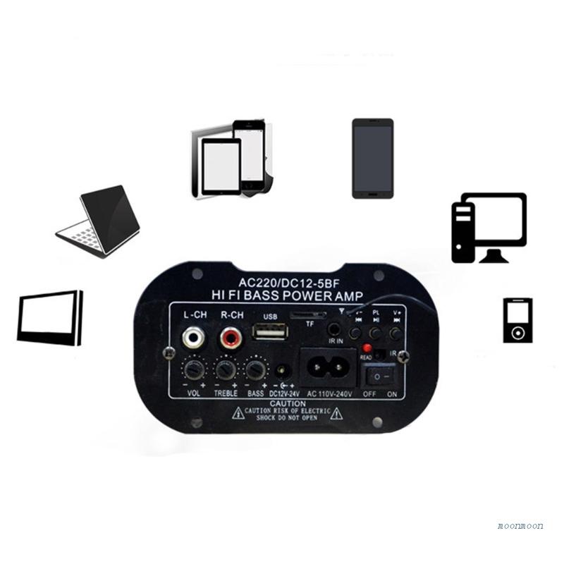Bảng Mạch Khuếch Đại Âm Thanh Bluetooth Hifi FM- Radio 12v24v220 Chuyên Dụng Cho Xe Hơi