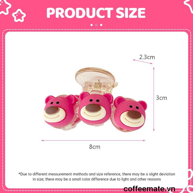 ⚡Kẹp Tóc Cá Mập Hình Gấu Hồng Hoạt Hình Xinh Xắn Dễ Thương Cho Bé