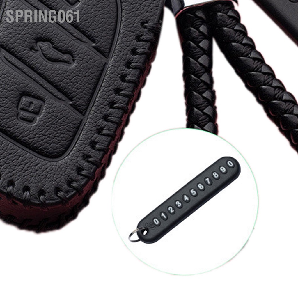 Spring061 Vỏ Chìa Khóa Ô Tô Móc Sáng Bóng Kết Cấu Trong Suốt Tinh Tế Bảo Vệ Dành Cho Nữ