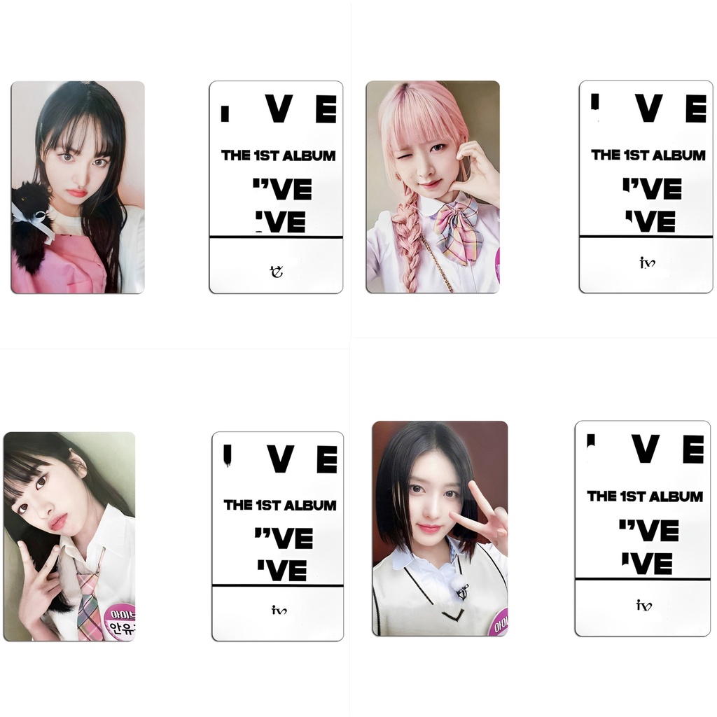 Set 6 Tấm Thẻ Ảnh Lomo Các Thành Viên Nhóm Nhạc REI LIZ LEESEO WONYOUNG GAEUL