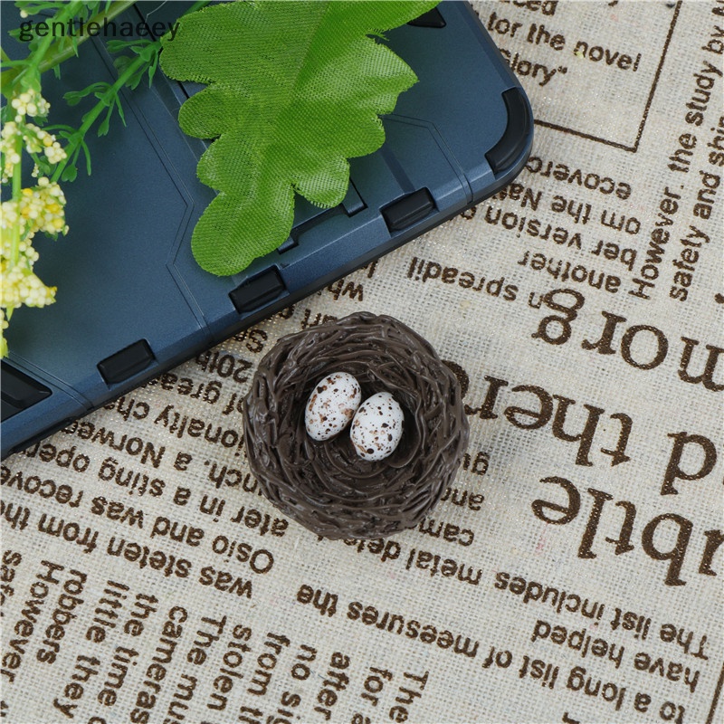 1 Mô Hình Tổ Chim Mini Bằng Nhựa Resin Trang Trí Tiểu Cảnh