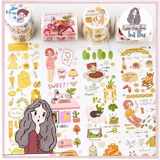 Chu kì washi tape bản rộng 6cm (chu kì 35cm không phải nguyên cuộn nha)