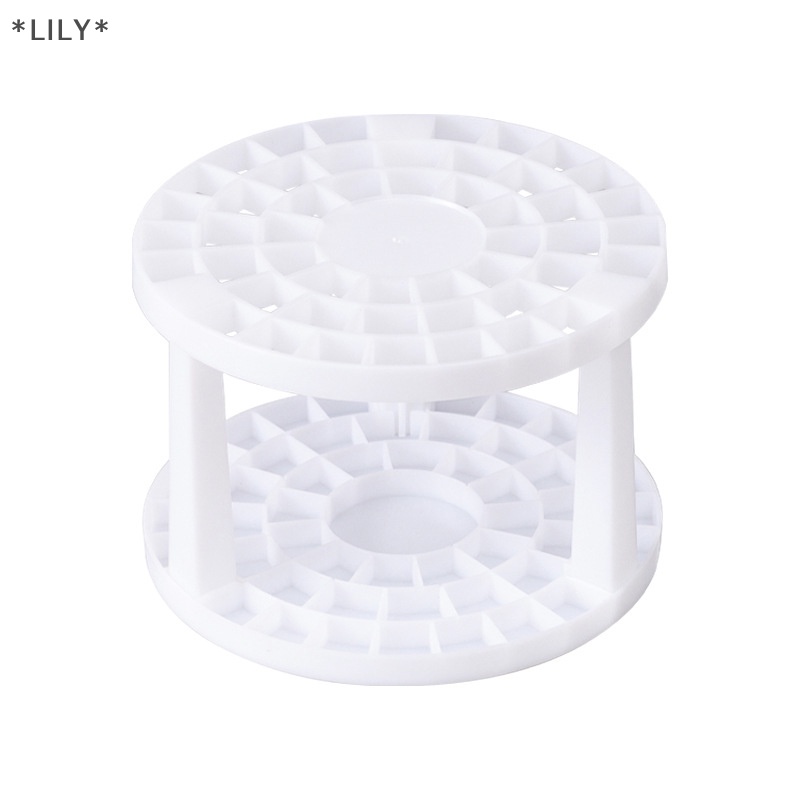 LILY Đa chức năng trang điểm bàn chải lưu trữ mỹ phẩm bàn chải chủ Air-Dry đứng uuu