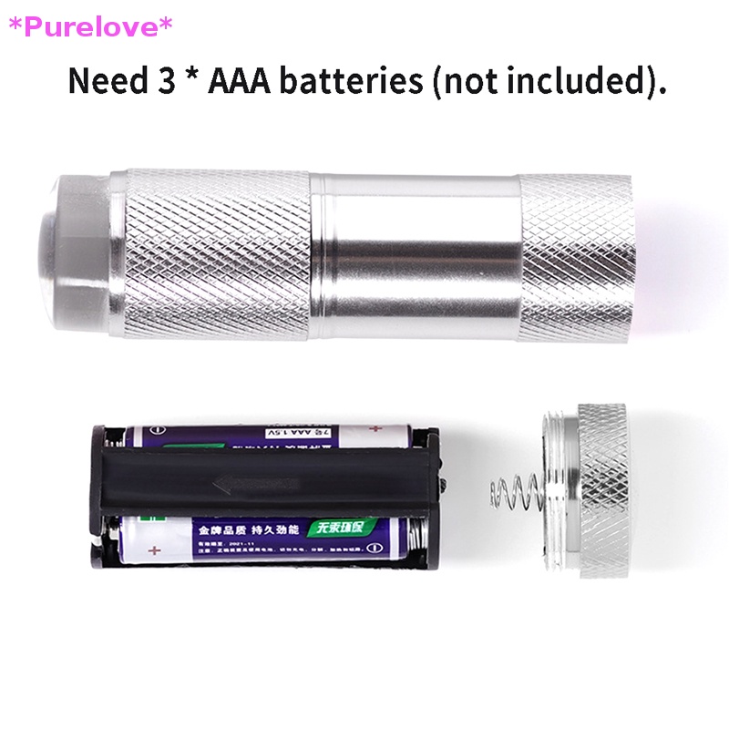 Đèn LED UV Mini Cầm Tay Bằng Silicon Di Động Tiện Dụng Mới