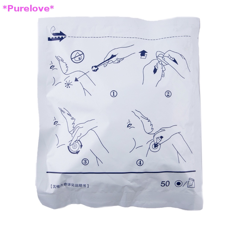 Bộ 50 Miếng Dán Điện Cực Bằng Vải Không Dệt Dùng Một Lần EgKg Mới