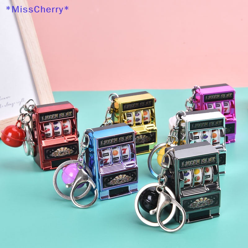 Mchy &gt; Móc Khóa Hình Máy Jackpot Mini Vui Nhộn Cho Bé Mới