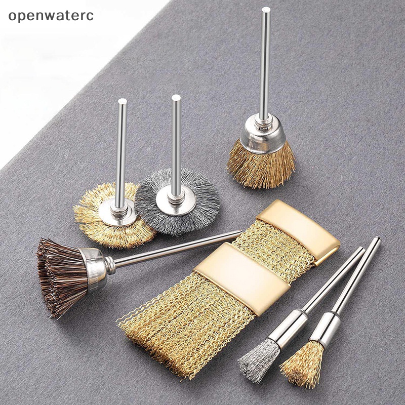 1 Bàn Chải Dây Đồng 3 / 32 &quot;Vệ Sinh Mũi Khoan