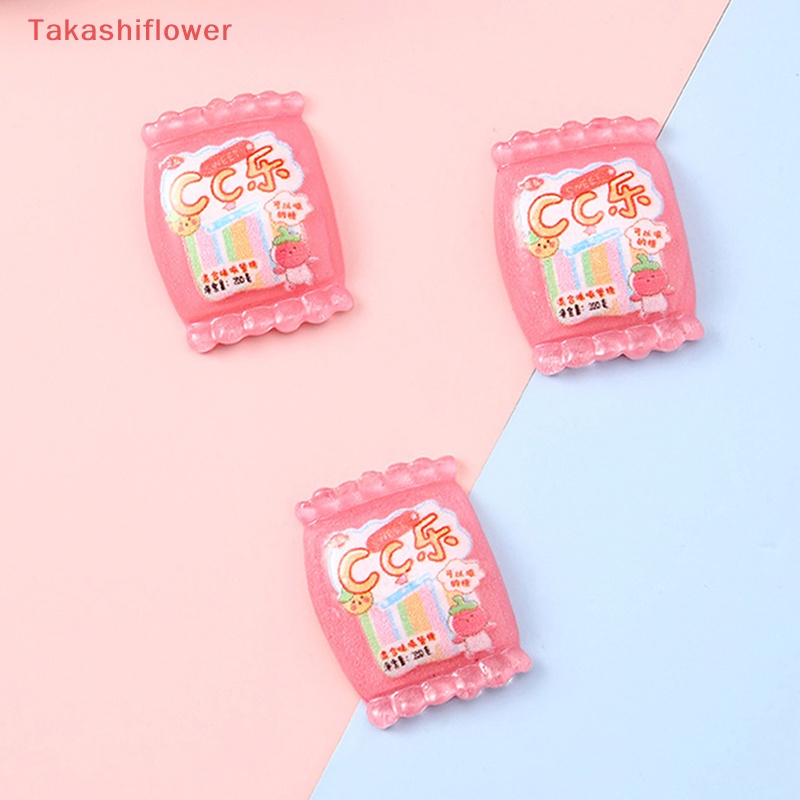 (Takashiflower) Set 5 Kẹo Sô Cô La Resin Nhân Tạo Đáng Yêu