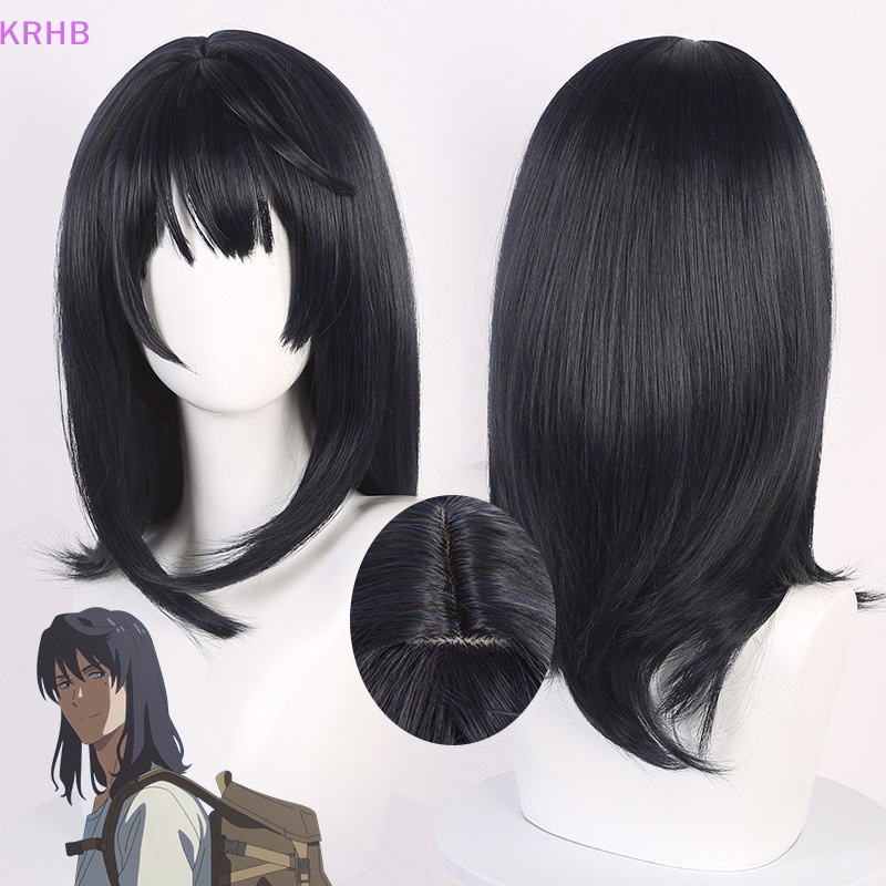 Tóc Giả 55cm Màu Đen Hóa Trang Nhân Vật Tojimari Suzume Mới