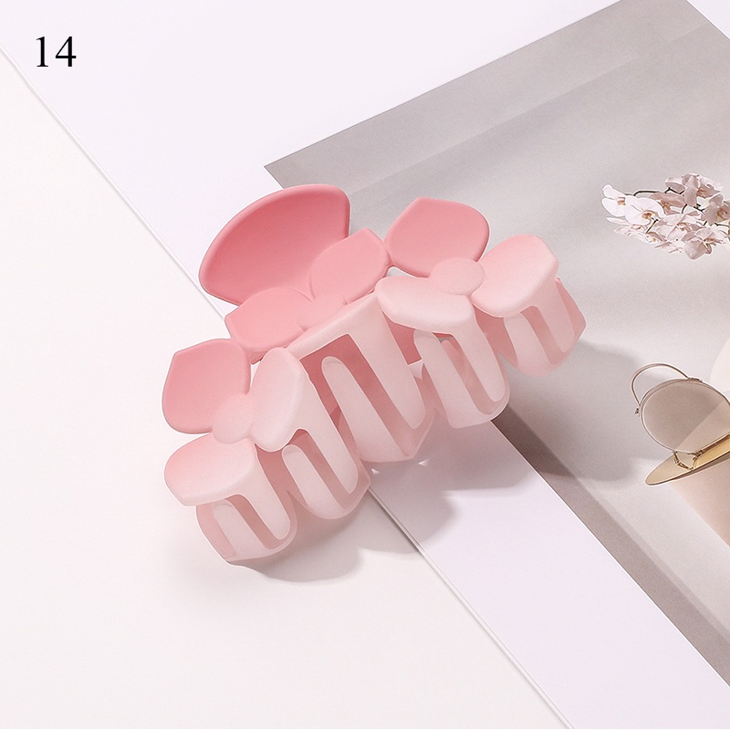 Kẹp Tóc Bằng Acrylic Màu Sắc Ngọt Ngào Thời Trang Cho Nữ