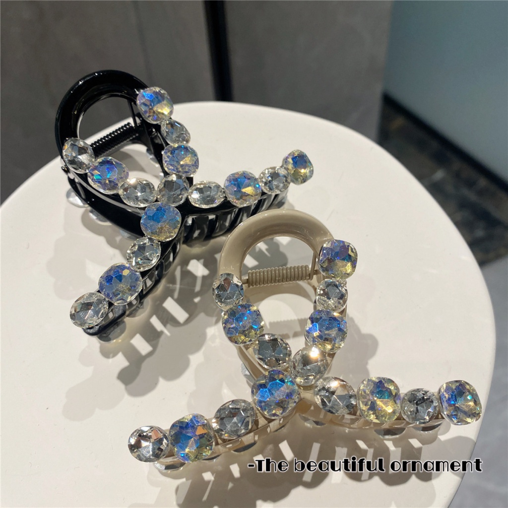 Kẹp Tóc Hình Cá Mập Đính Đá Sang Trọng Cho Nữ