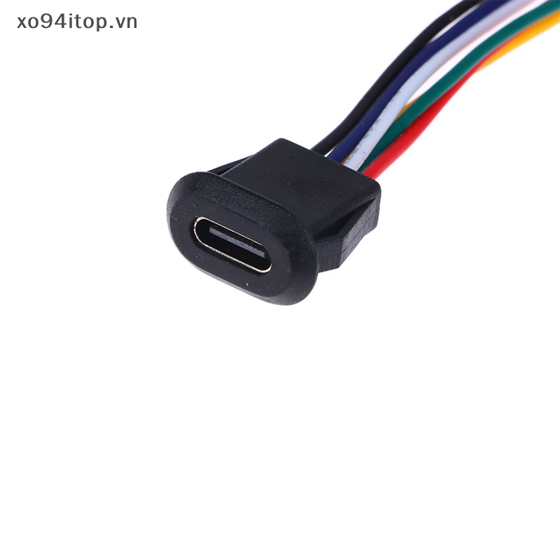 Đầu Nối USB Loại C 6 Chấu Chống Thấm Nước PH 2.0