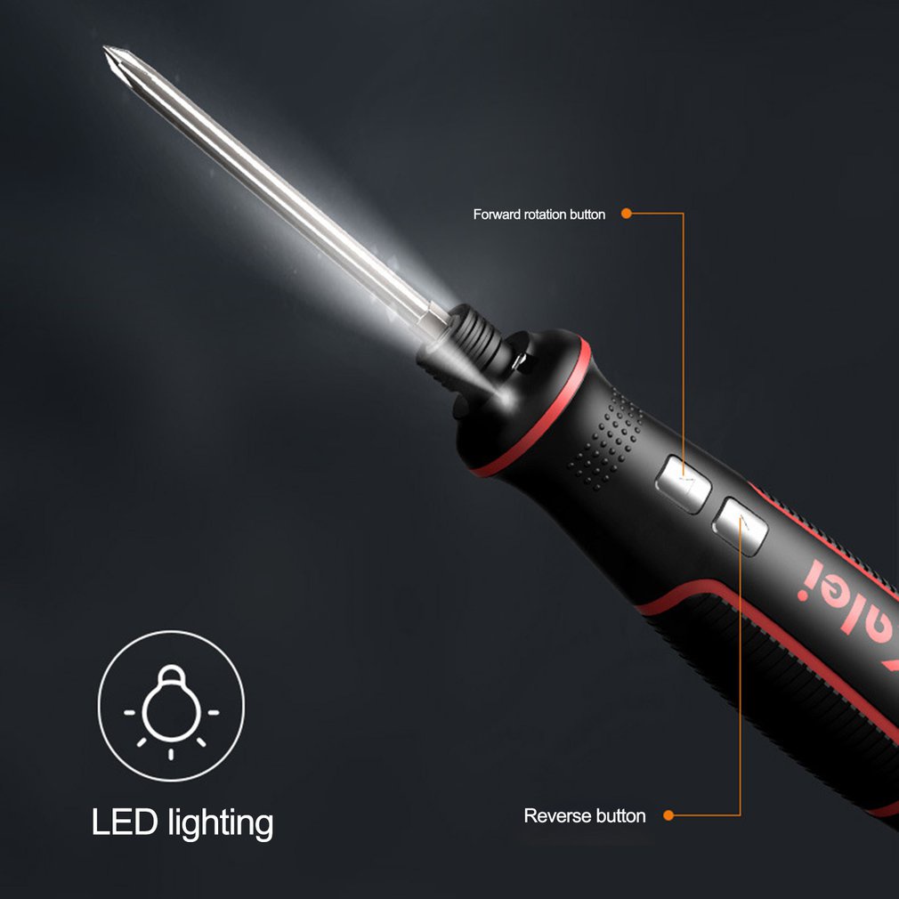 Electric Screwdriver Manual Battery Replacement Strong Magnetic Head Design