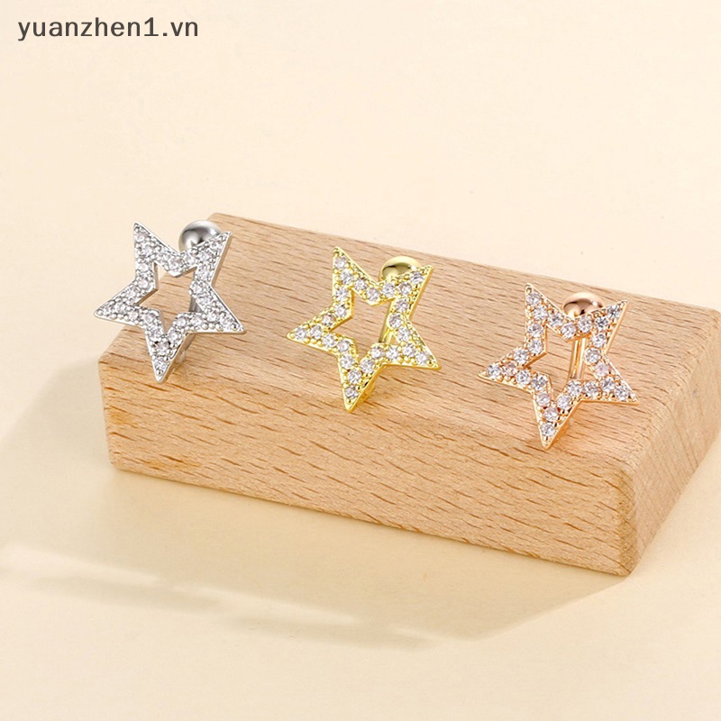 Khuyên Rốn Đính Đá Zircon Thời Trang Cho Nữ