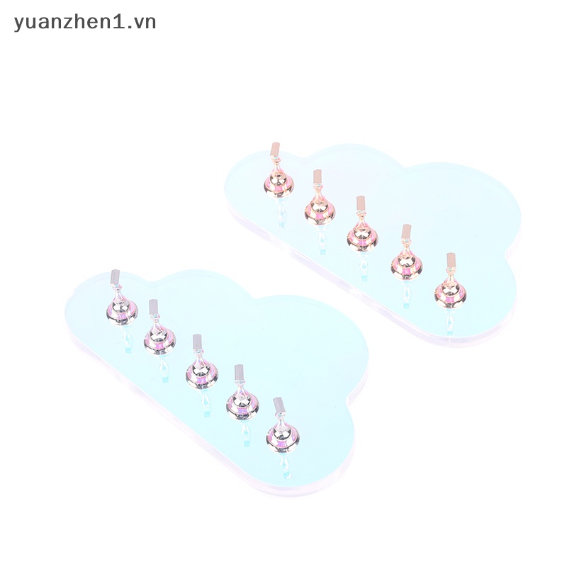 Giá Đỡ Trưng Bày Móng Tay Giả Hình Đám Mây Bằng Acrylic