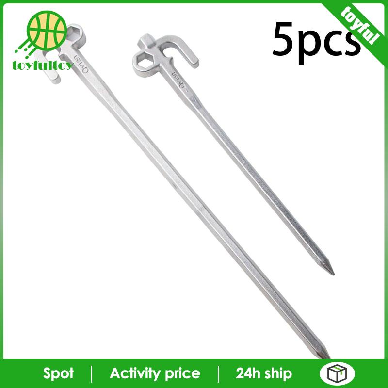 Set 5 Cọc Dựng Lều Cắm Trại / Leo Núi Linh Hoạt Tiện Dụng