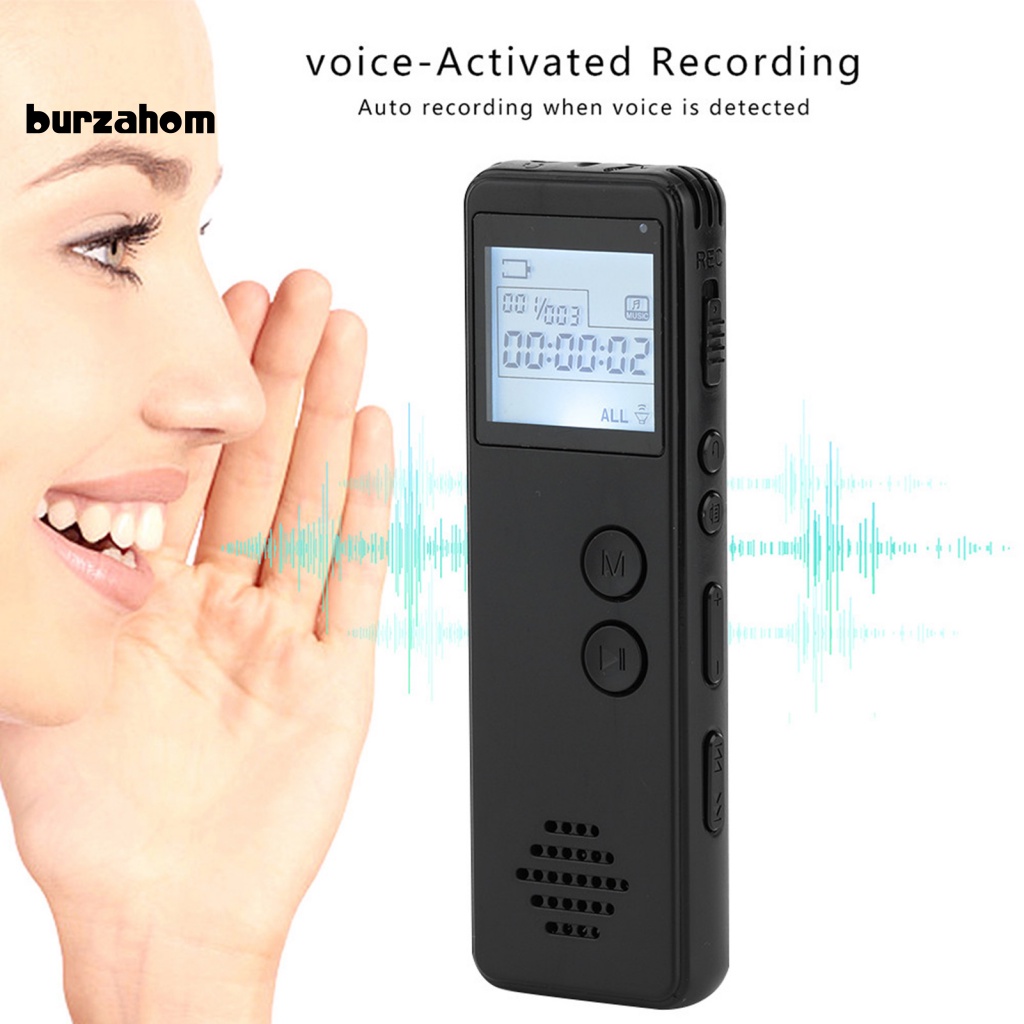 1 Bộ Máy Ghi Âm Mini Chống Ồn 32 / 16 / 4 / 8GB Bằng ABS Tiện Dụng Cho Văn Phòng