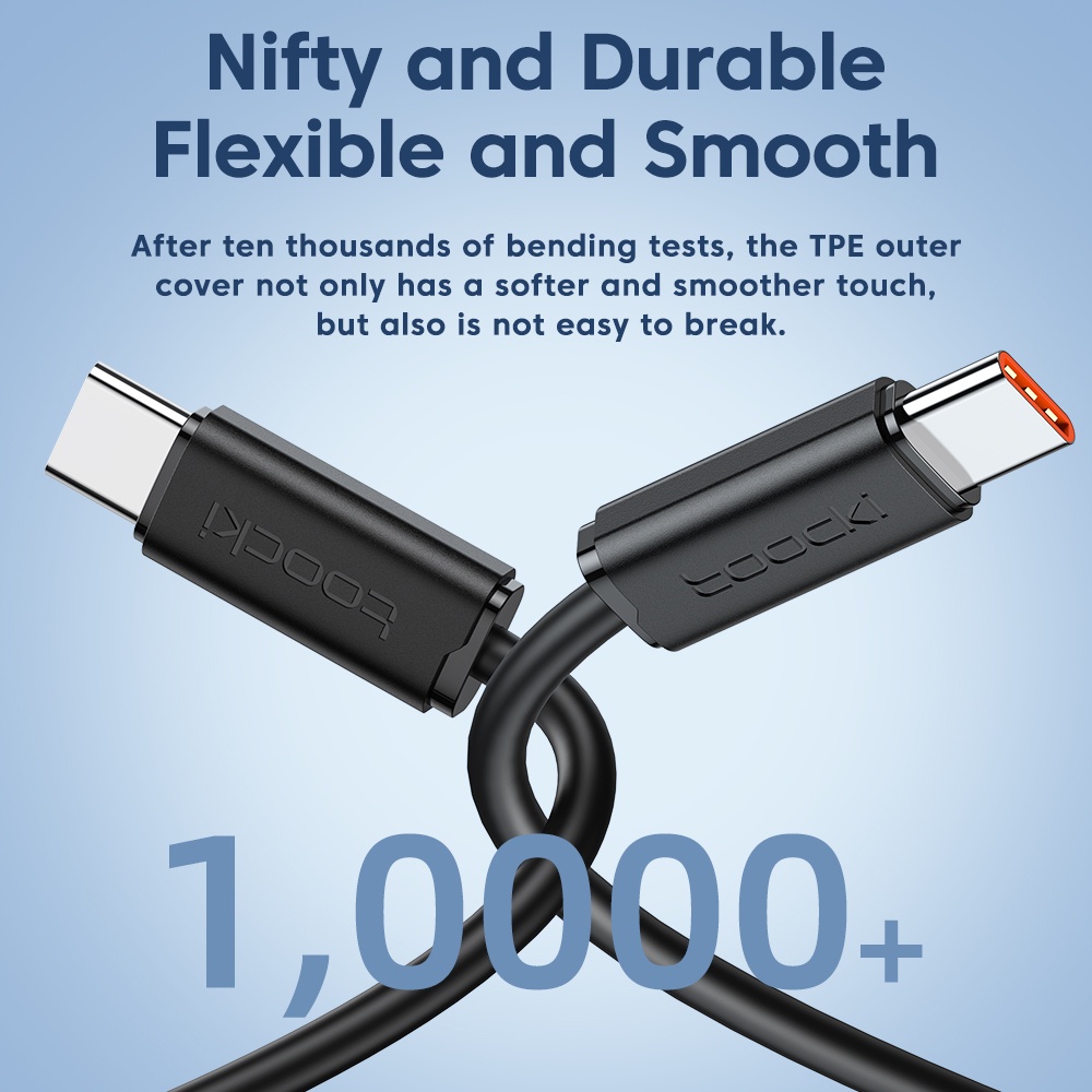 Dây Cáp Sạc Nhanh 100W USB C Sang USB C PD Type C Cho Samsung Xiaomi