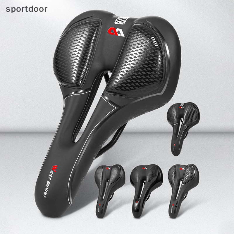 Yên Xe Đạp Leo Núi MTB Bằng Da PU Thoải Mái Chống Sốc