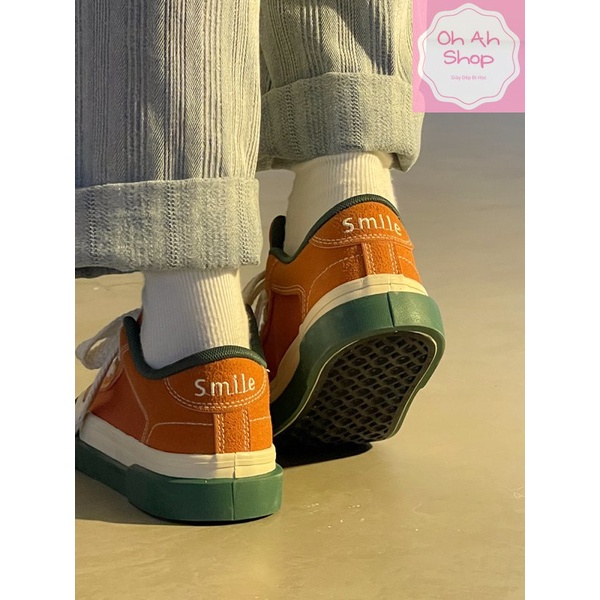 🍓  Giày Nữ Đi Học Giày Vải Trắng Đế Navy Hàng Loại 1