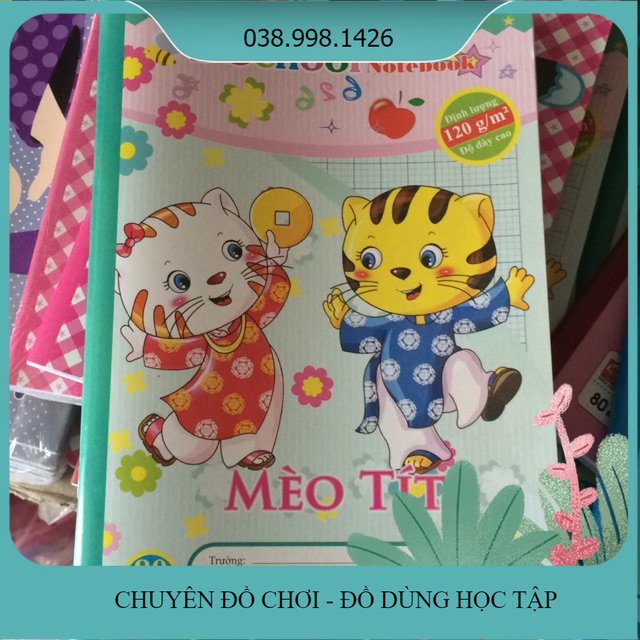 Vở 4 ôly Klong 80tr(đl120g/m2) 038N _LL