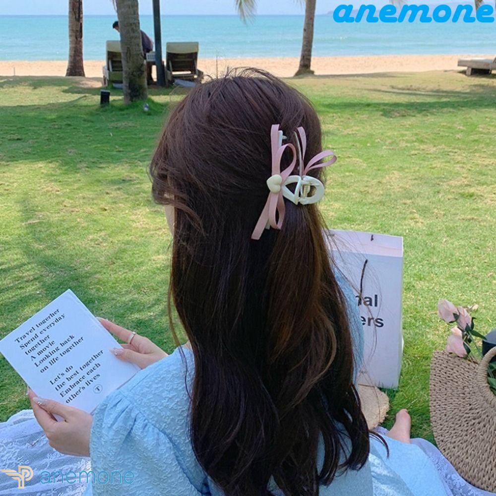 Kẹp Tóc Hình Trái Tim / Cá Mập Phối Ruy Băng Dễ Thương Cho Nữ