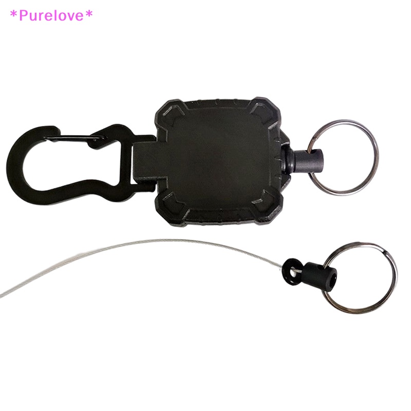 1 Móc Chìa Khóa Bằng Thép Không Gỉ Có Thể Thu Gọn Tiện Dụng Mới