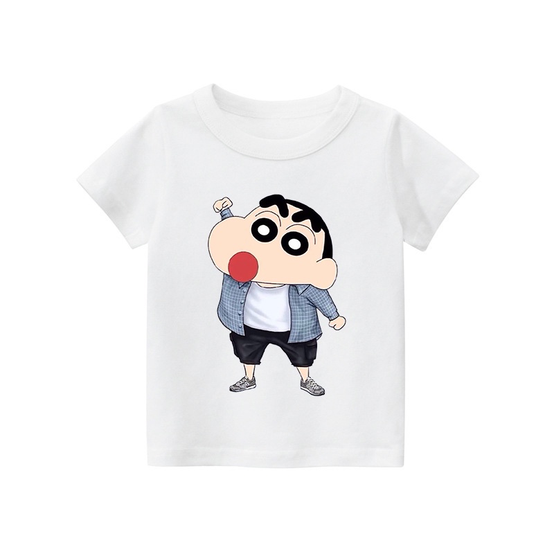 Áo thun trẻ em SHIN CẬU BÉ BÚT CHÌ , 8 màu áo, đầy đủ size có big size, MÀU KHÁC NHẮN TIN SHOP