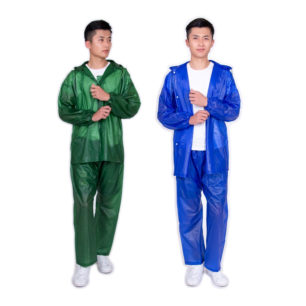 Bộ Áo Mưa Đi Câu Cá / Leo Núi Bằng Keo Ong Gân Không Có Thể Tách Rời