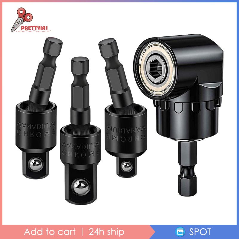 [Prettyia1] Bộ 3 Ổ Cắm Xoay 360 Độ Dùng Sửa Chữa Xe Hơi