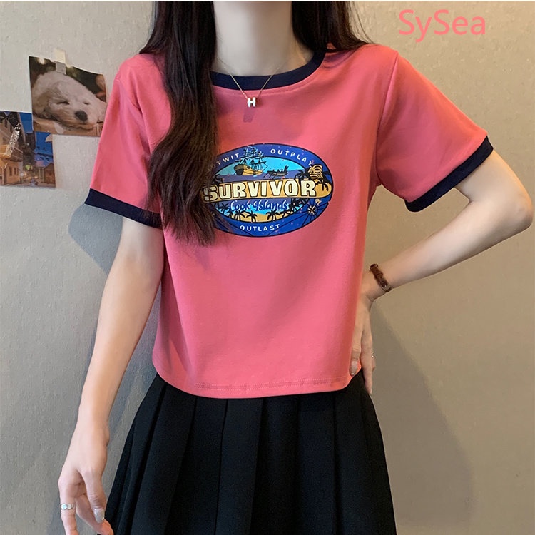 Áo Thun Plus Size In Chữ Thời Trang Mùa Hè Cho Nữ