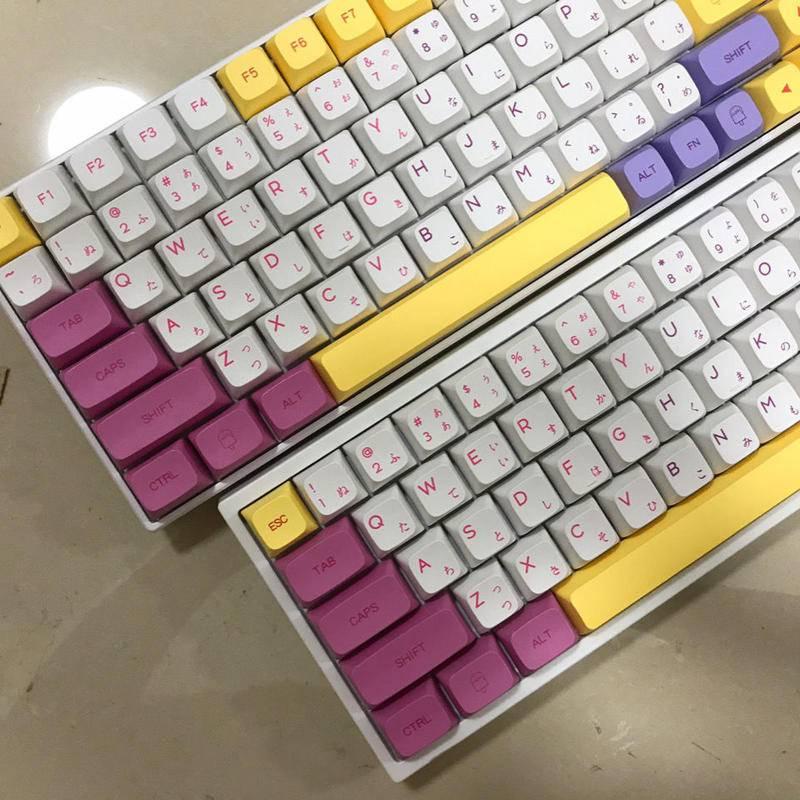 Ice Cream Keycap Nút Bàn Phím XDA PBT In Hình Cây Kem Dễ Thương Cho 61 68 71 84 87 980