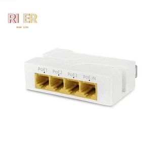 Bộ mở rộng 4 cổng kết nối poe 1000m 1 sang 3 cổng mạng ieee802.3af / at plug và play cho po switch nvr ip camera ap