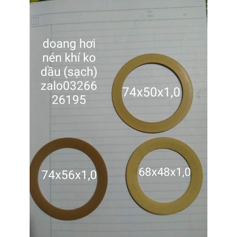 Xéc măng máy nén khí không dầu máy nén khí sạch