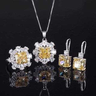 Nhẫn mạ vàng / bạc s925 đính đá zircon 10 * 10