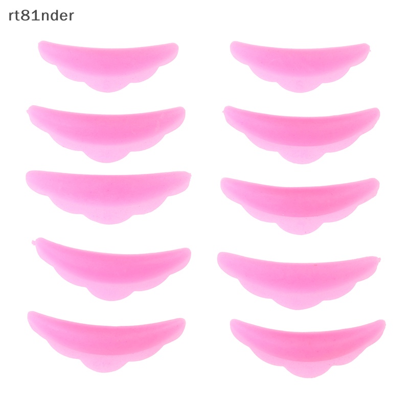 Set 5 Cặp Đệm Silicone Mềm Hỗ Trợ Uốn Cong Lông Mi M1 M2 L