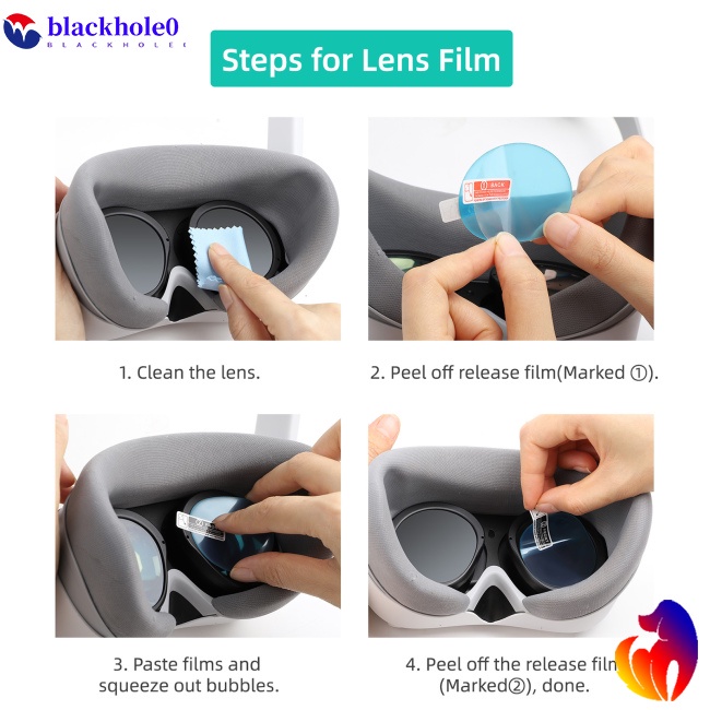 Miếng Dán Hd Mềm Chống Trầy Bảo Vệ Màn Hình Kính Thực Tế Ảo Vr Dành Cho Pico 4