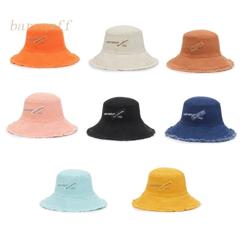Brroa Mũ Bucket Unisex Thô Thiết Kế Dilvedge Có Thể Gập Lại Phong Cách Ngư Dân Cho Bạn Bè Famil