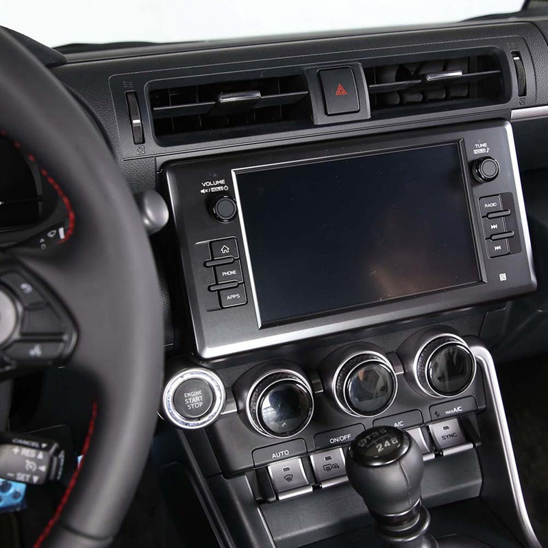 1 Miếng Dán Bảng Điều Khiển Trung Tâm Bằng Sợi Carbon Mềm Cho Subaru BRZ 2022