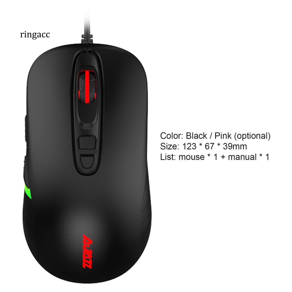 Chuột RGA AJ125 Để Bàn RGA AJ125 Có Dây 10000DPI Cho Game Thủ