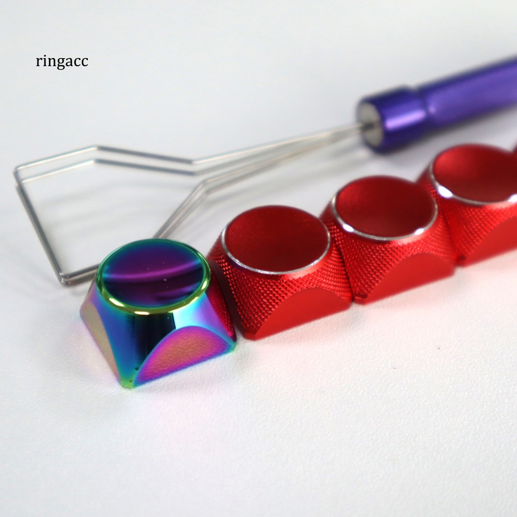 Rga Set 5 Nắp Bàn Phím Cơ Bằng Kim Loại Mạ Điện Màu Gradient Tiện Dụng Cho Máy Tính Để Bàn