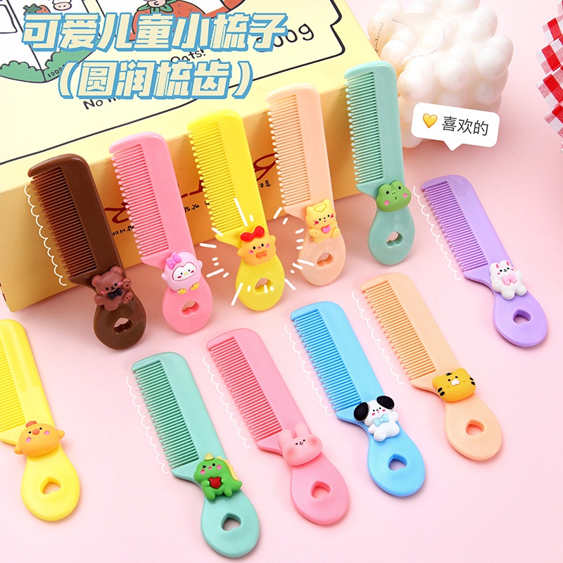 Lược mini dễ thương bằng nhựa hình thú ngộ nghĩnh