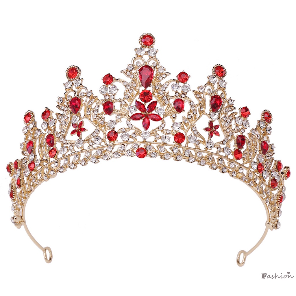 Vương Miện Đội Đầu Đính Pha Lê Lấp Lánh