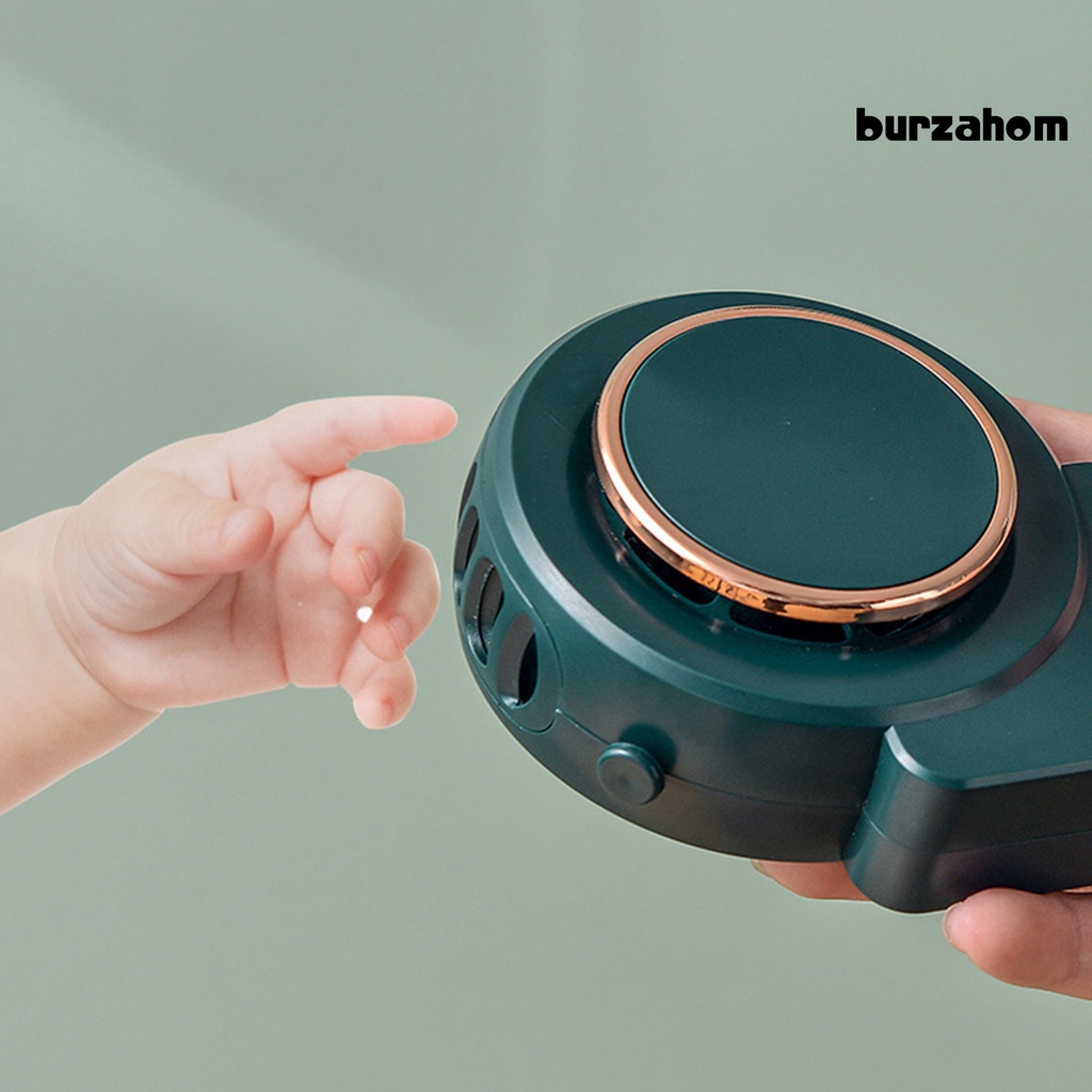 Quạt Mini 3 Tốc Độ Gió Kèm Dây Đeo Cổ Thiết Kế Nhỏ Gọn Tiện Dụng Cho Gia Đình