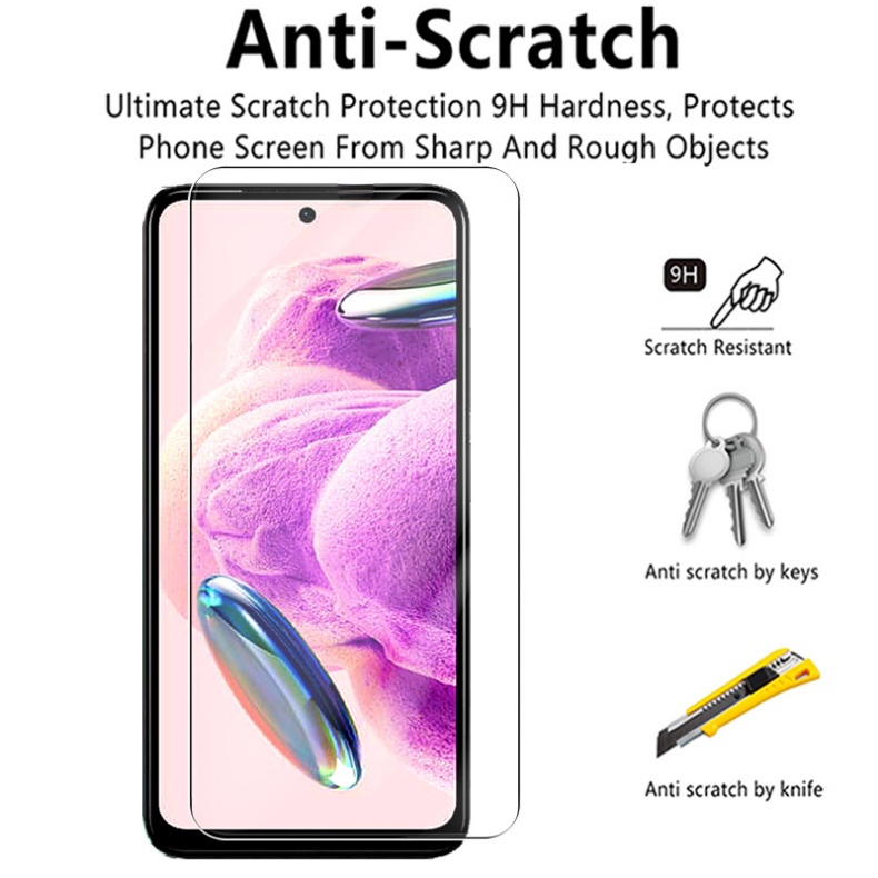 3-1 Kính Cường Lực Bảo Vệ Màn Hình Cho Xiaomi Redmi Note 12S 12 Pro 4G Redme Note12S Not 12S 12 11S 11 Pro + Plus 5G