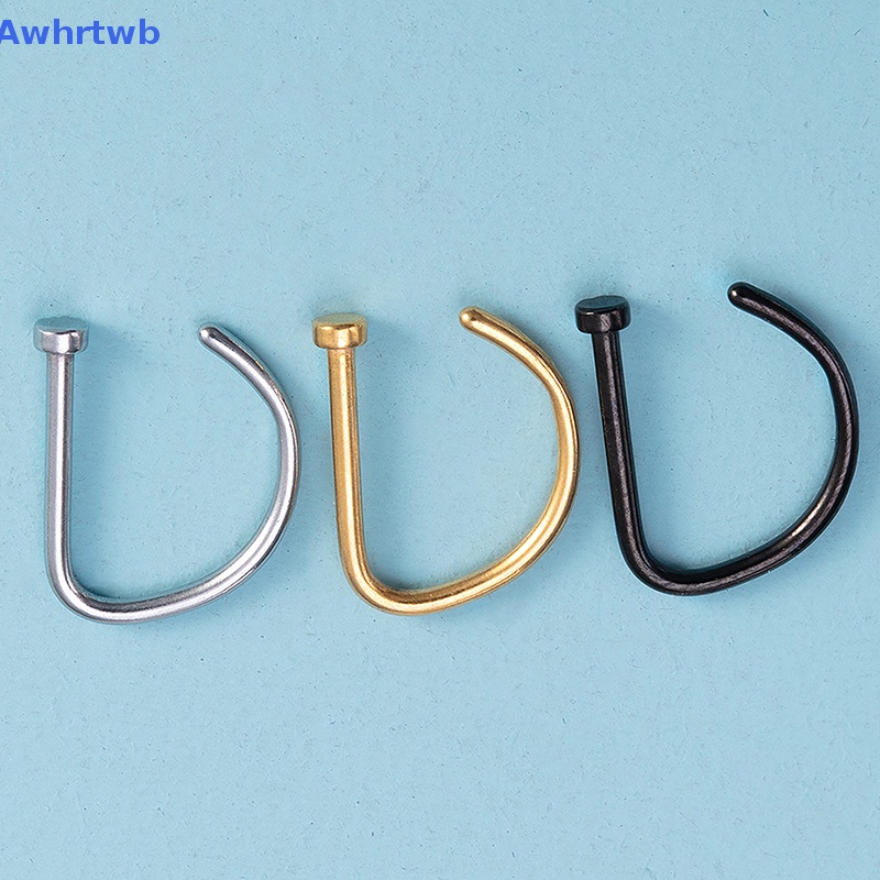 Set 3 Khuyên Mũi 18G Bằng Thép Không Gỉ Cá Tính Mới