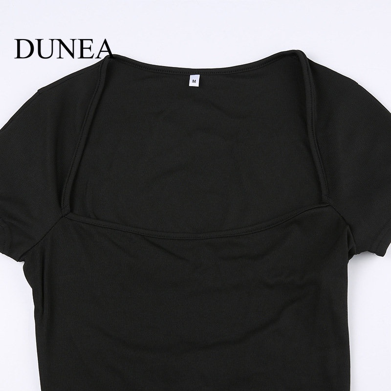 DUNEA Jumpsuit Cổ Vuông Hở Lưng Màu Sắc Trơn Quyến Rũ Cho Nữ | BigBuy360 - bigbuy360.vn