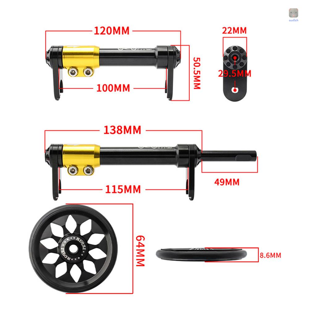 Thanh Nối Dài Bánh Xe Đạp Bằng Hợp Kim Nhôm Chất Lượng Cao